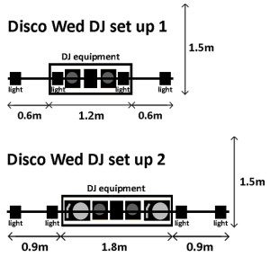 Disco Wed DJ footprint